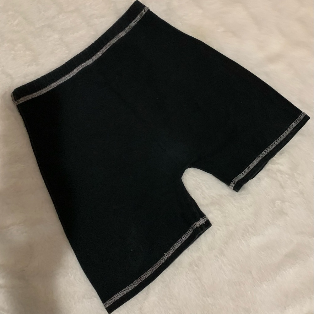 Brandy Melville Black Bike Shorts with Sporty Design